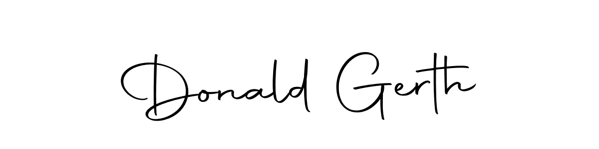 You should practise on your own different ways (Autography-DOLnW) to write your name (Donald Gerth) in signature. don't let someone else do it for you. Donald Gerth signature style 10 images and pictures png