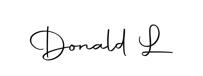 Also we have Donald L name is the best signature style. Create professional handwritten signature collection using Autography-DOLnW autograph style. Donald L signature style 10 images and pictures png