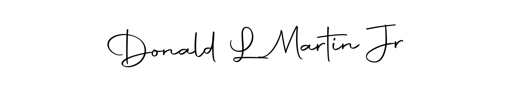 Make a beautiful signature design for name Donald L Martin Jr. Use this online signature maker to create a handwritten signature for free. Donald L Martin Jr signature style 10 images and pictures png