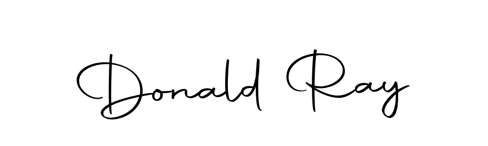 How to make Donald Ray name signature. Use Autography-DOLnW style for creating short signs online. This is the latest handwritten sign. Donald Ray signature style 10 images and pictures png