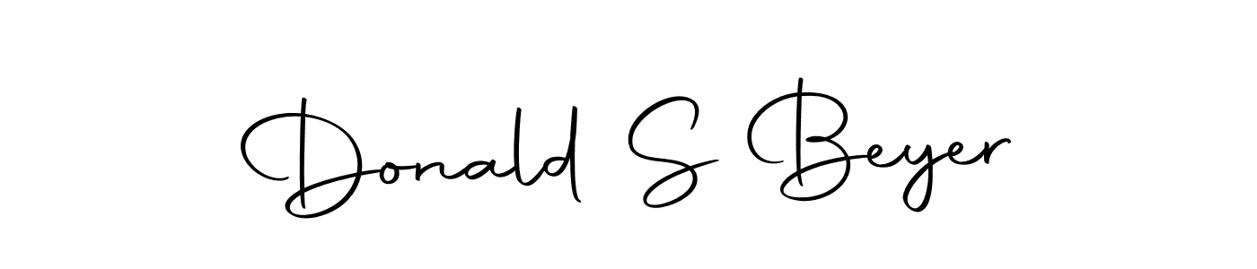 How to make Donald S Beyer signature? Autography-DOLnW is a professional autograph style. Create handwritten signature for Donald S Beyer name. Donald S Beyer signature style 10 images and pictures png