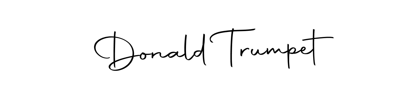 Similarly Autography-DOLnW is the best handwritten signature design. Signature creator online .You can use it as an online autograph creator for name Donald Trumpet. Donald Trumpet signature style 10 images and pictures png