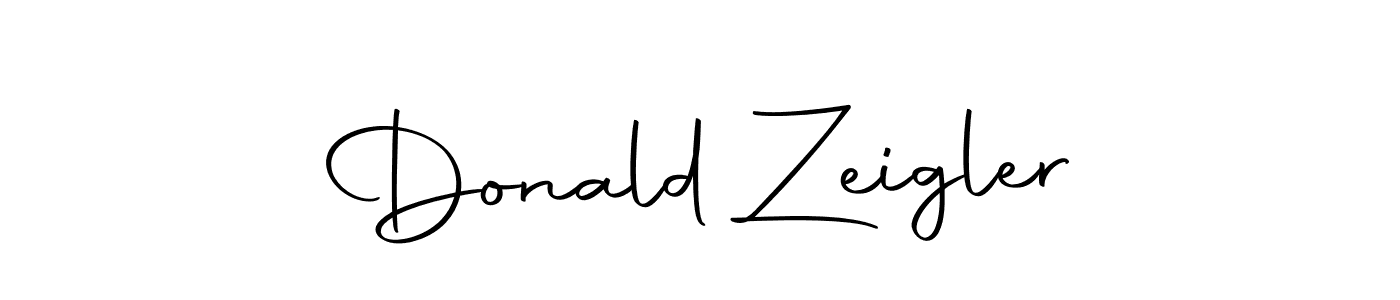 How to make Donald Zeigler name signature. Use Autography-DOLnW style for creating short signs online. This is the latest handwritten sign. Donald Zeigler signature style 10 images and pictures png