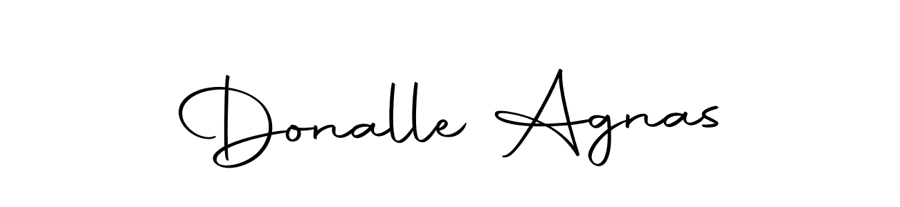 Make a beautiful signature design for name Donalle Agnas. Use this online signature maker to create a handwritten signature for free. Donalle Agnas signature style 10 images and pictures png