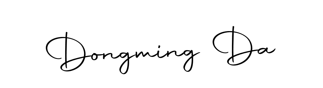 Similarly Autography-DOLnW is the best handwritten signature design. Signature creator online .You can use it as an online autograph creator for name Dongming Da. Dongming Da signature style 10 images and pictures png