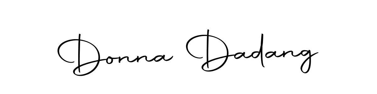 Donna Dadang stylish signature style. Best Handwritten Sign (Autography-DOLnW) for my name. Handwritten Signature Collection Ideas for my name Donna Dadang. Donna Dadang signature style 10 images and pictures png