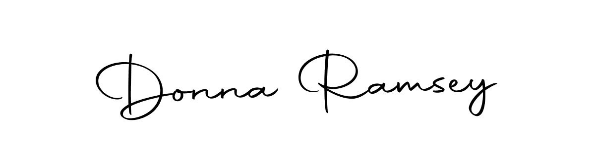 Create a beautiful signature design for name Donna Ramsey. With this signature (Autography-DOLnW) fonts, you can make a handwritten signature for free. Donna Ramsey signature style 10 images and pictures png