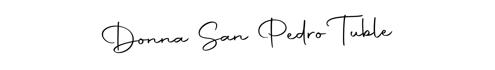 Autography-DOLnW is a professional signature style that is perfect for those who want to add a touch of class to their signature. It is also a great choice for those who want to make their signature more unique. Get Donna San Pedro Tuble name to fancy signature for free. Donna San Pedro Tuble signature style 10 images and pictures png