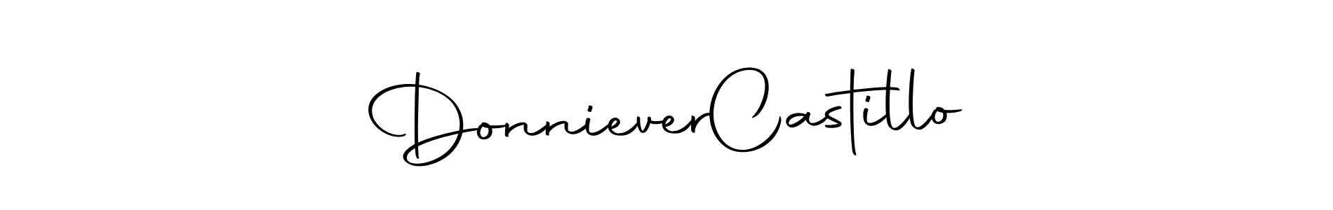 Design your own signature with our free online signature maker. With this signature software, you can create a handwritten (Autography-DOLnW) signature for name Donniever  Castillo. Donniever  Castillo signature style 10 images and pictures png