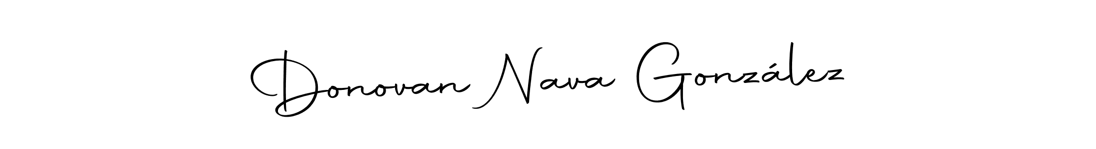 Use a signature maker to create a handwritten signature online. With this signature software, you can design (Autography-DOLnW) your own signature for name Donovan Nava González. Donovan Nava González signature style 10 images and pictures png