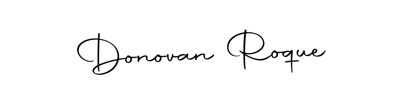 Donovan Roque stylish signature style. Best Handwritten Sign (Autography-DOLnW) for my name. Handwritten Signature Collection Ideas for my name Donovan Roque. Donovan Roque signature style 10 images and pictures png