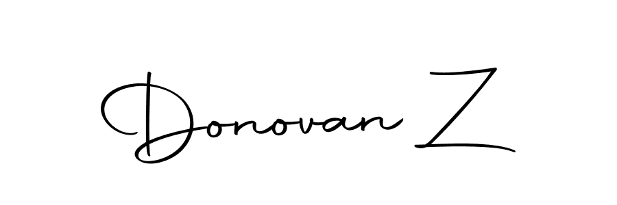 How to make Donovan Z signature? Autography-DOLnW is a professional autograph style. Create handwritten signature for Donovan Z name. Donovan Z signature style 10 images and pictures png