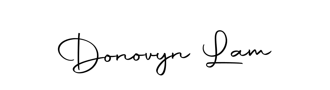 Make a beautiful signature design for name Donovyn Lam. With this signature (Autography-DOLnW) style, you can create a handwritten signature for free. Donovyn Lam signature style 10 images and pictures png