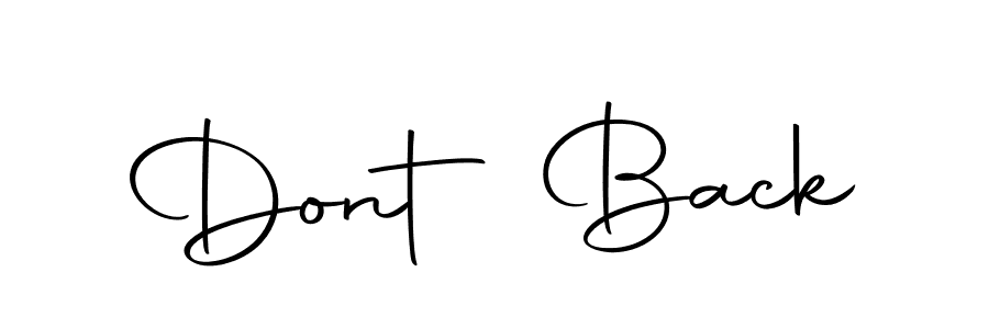 How to make Dont Back name signature. Use Autography-DOLnW style for creating short signs online. This is the latest handwritten sign. Dont Back signature style 10 images and pictures png