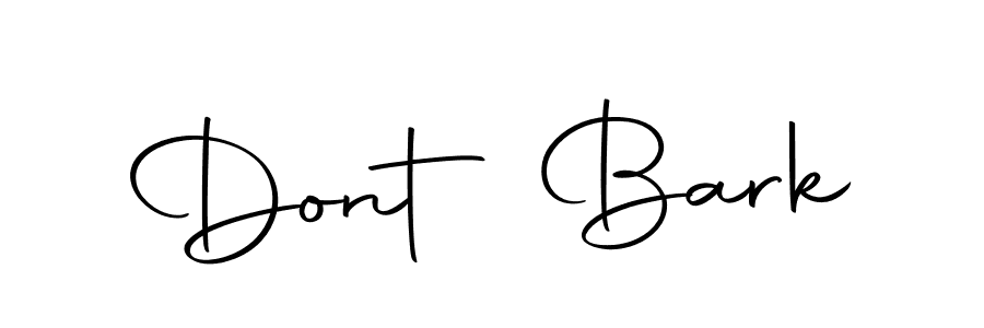 Design your own signature with our free online signature maker. With this signature software, you can create a handwritten (Autography-DOLnW) signature for name Dont Bark. Dont Bark signature style 10 images and pictures png