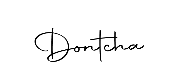 You should practise on your own different ways (Autography-DOLnW) to write your name (Dontcha) in signature. don't let someone else do it for you. Dontcha signature style 10 images and pictures png