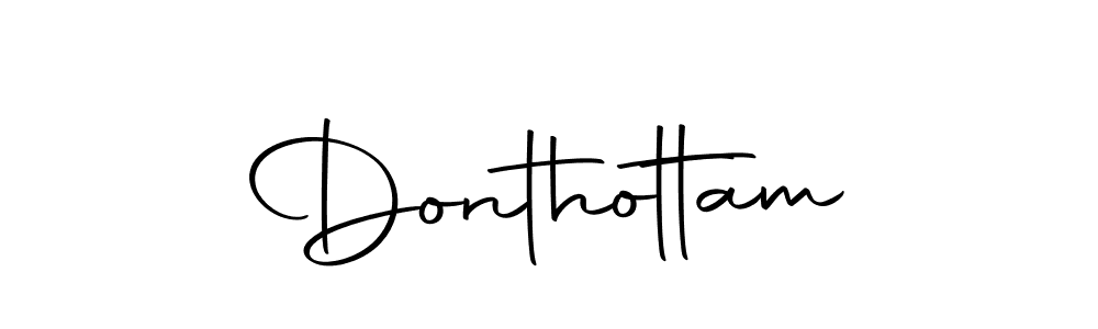 Create a beautiful signature design for name Donthottam. With this signature (Autography-DOLnW) fonts, you can make a handwritten signature for free. Donthottam signature style 10 images and pictures png