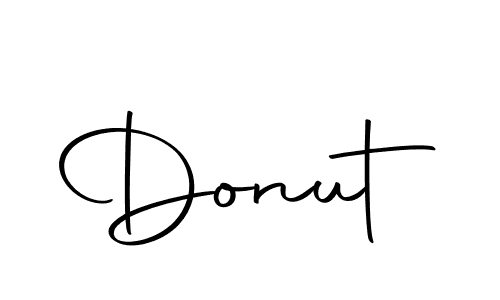 Use a signature maker to create a handwritten signature online. With this signature software, you can design (Autography-DOLnW) your own signature for name Donut. Donut signature style 10 images and pictures png