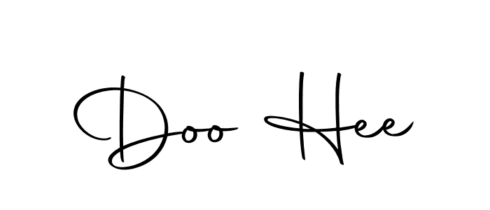 Use a signature maker to create a handwritten signature online. With this signature software, you can design (Autography-DOLnW) your own signature for name Doo Hee. Doo Hee signature style 10 images and pictures png