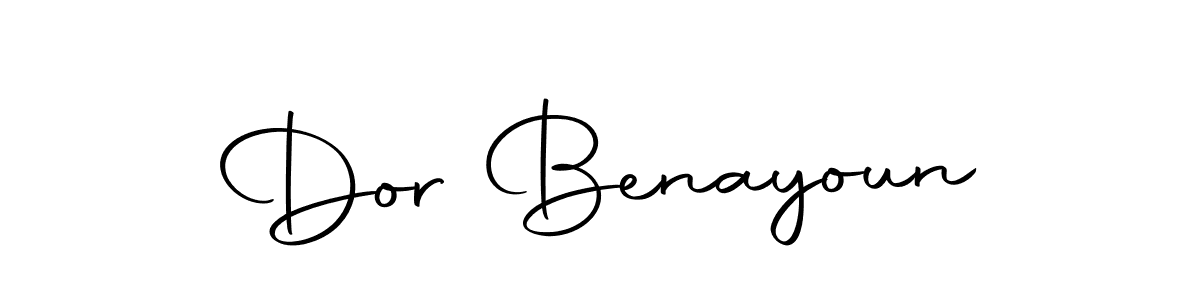 How to make Dor Benayoun name signature. Use Autography-DOLnW style for creating short signs online. This is the latest handwritten sign. Dor Benayoun signature style 10 images and pictures png