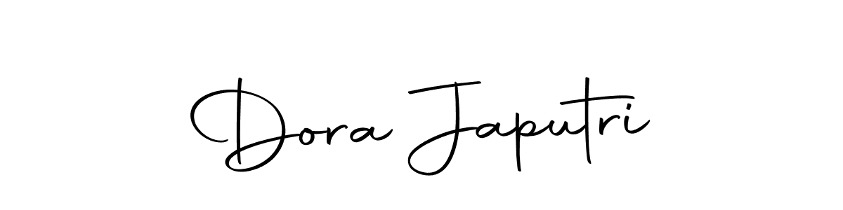 Make a short Dora Japutri signature style. Manage your documents anywhere anytime using Autography-DOLnW. Create and add eSignatures, submit forms, share and send files easily. Dora Japutri signature style 10 images and pictures png