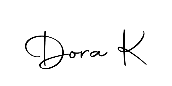 Dora K stylish signature style. Best Handwritten Sign (Autography-DOLnW) for my name. Handwritten Signature Collection Ideas for my name Dora K. Dora K signature style 10 images and pictures png