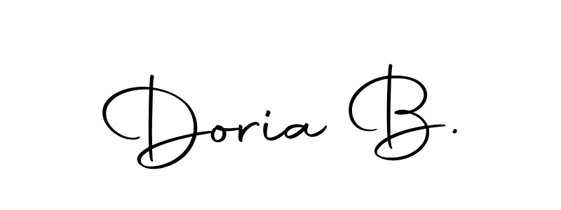 Create a beautiful signature design for name Doria B.. With this signature (Autography-DOLnW) fonts, you can make a handwritten signature for free. Doria B. signature style 10 images and pictures png