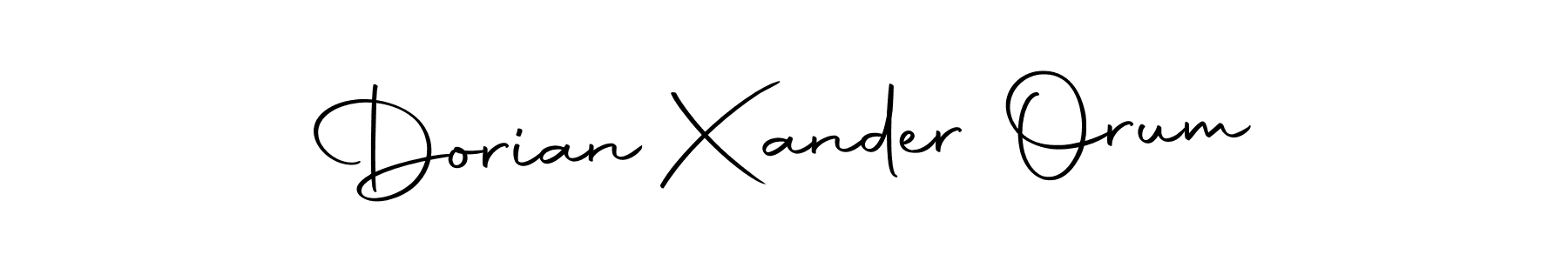 This is the best signature style for the Dorian Xander Orum name. Also you like these signature font (Autography-DOLnW). Mix name signature. Dorian Xander Orum signature style 10 images and pictures png