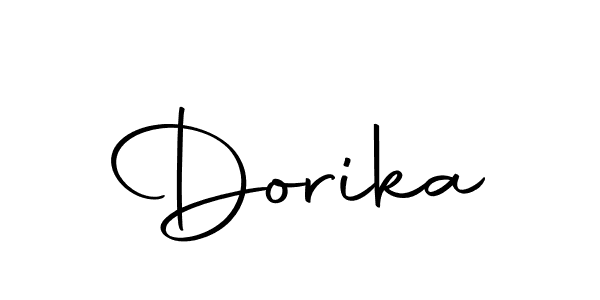 Design your own signature with our free online signature maker. With this signature software, you can create a handwritten (Autography-DOLnW) signature for name Dorika. Dorika signature style 10 images and pictures png