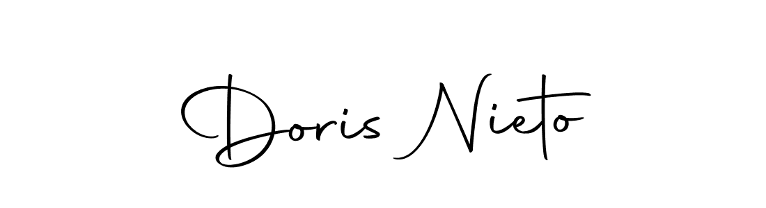 Design your own signature with our free online signature maker. With this signature software, you can create a handwritten (Autography-DOLnW) signature for name Doris Nieto. Doris Nieto signature style 10 images and pictures png