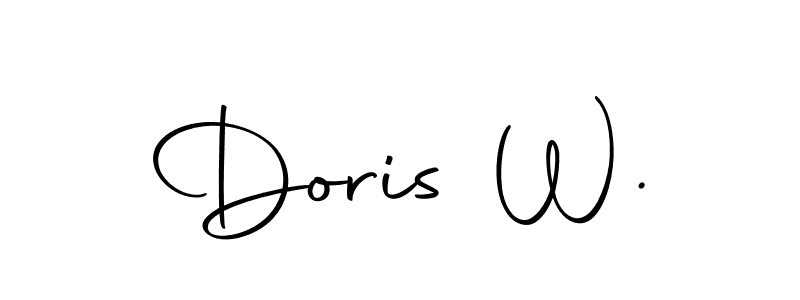 Also we have Doris W. name is the best signature style. Create professional handwritten signature collection using Autography-DOLnW autograph style. Doris W. signature style 10 images and pictures png