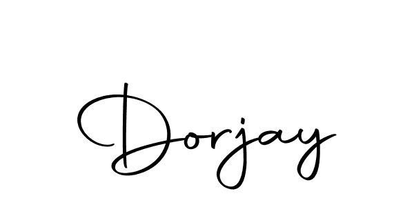 Design your own signature with our free online signature maker. With this signature software, you can create a handwritten (Autography-DOLnW) signature for name Dorjay. Dorjay signature style 10 images and pictures png
