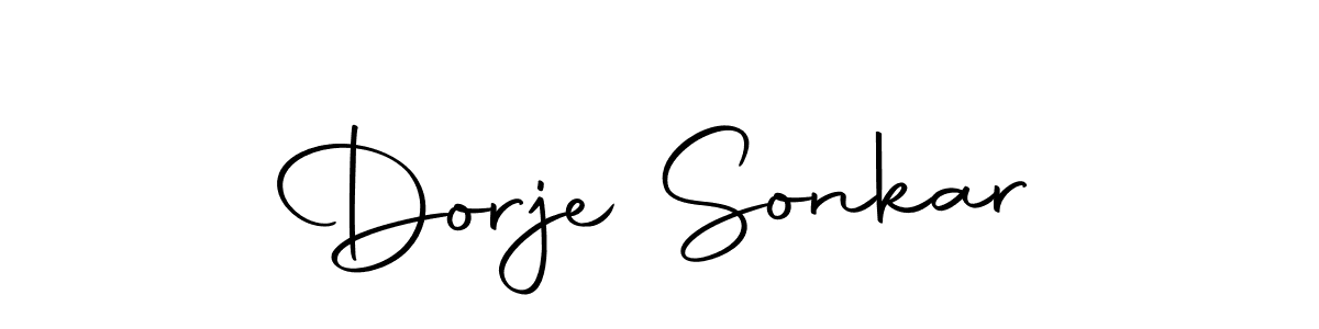 How to make Dorje Sonkar signature? Autography-DOLnW is a professional autograph style. Create handwritten signature for Dorje Sonkar name. Dorje Sonkar signature style 10 images and pictures png