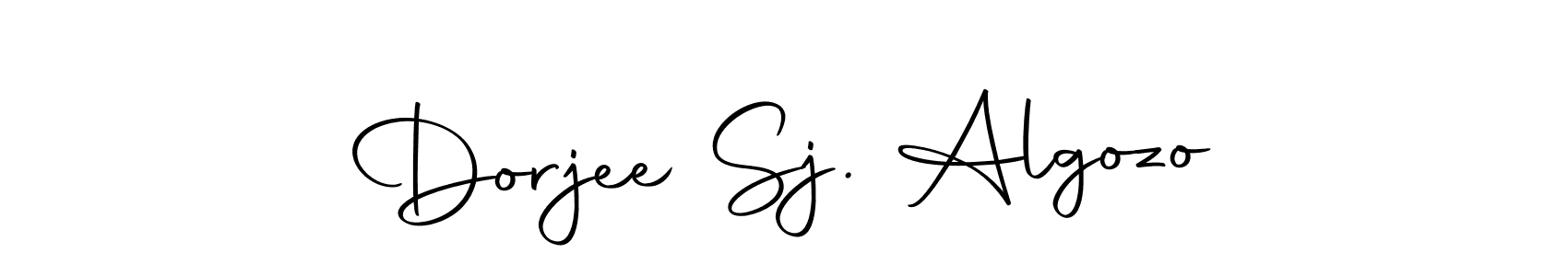 Dorjee Sj. Algozo stylish signature style. Best Handwritten Sign (Autography-DOLnW) for my name. Handwritten Signature Collection Ideas for my name Dorjee Sj. Algozo. Dorjee Sj. Algozo signature style 10 images and pictures png