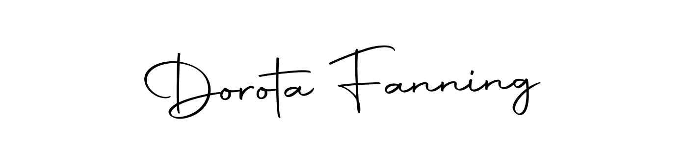 You should practise on your own different ways (Autography-DOLnW) to write your name (Dorota Fanning) in signature. don't let someone else do it for you. Dorota Fanning signature style 10 images and pictures png