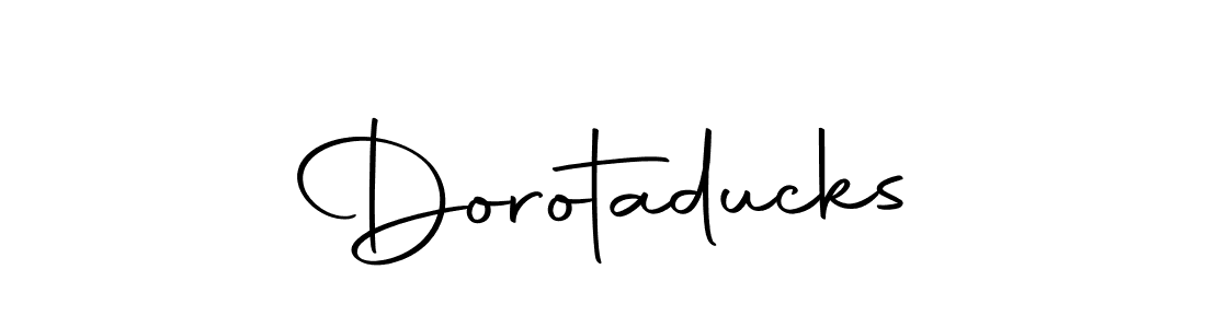 You can use this online signature creator to create a handwritten signature for the name Dorotaducks. This is the best online autograph maker. Dorotaducks signature style 10 images and pictures png