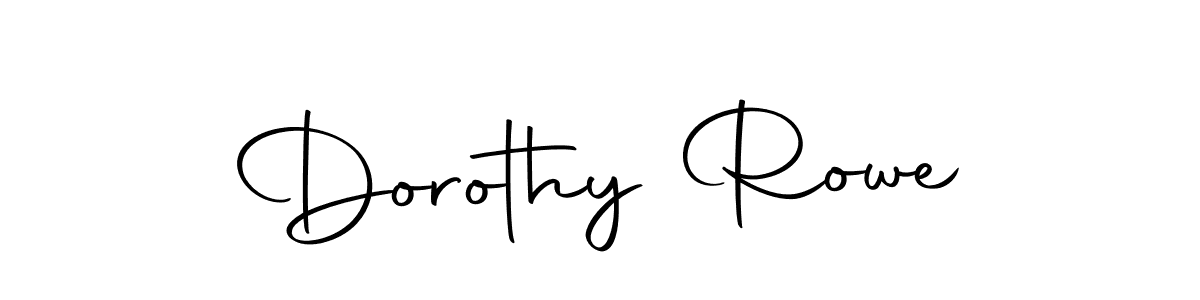 How to make Dorothy Rowe name signature. Use Autography-DOLnW style for creating short signs online. This is the latest handwritten sign. Dorothy Rowe signature style 10 images and pictures png