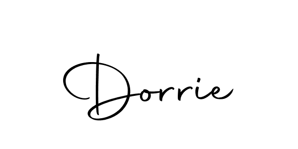 How to make Dorrie name signature. Use Autography-DOLnW style for creating short signs online. This is the latest handwritten sign. Dorrie signature style 10 images and pictures png