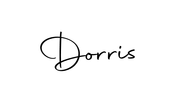 Design your own signature with our free online signature maker. With this signature software, you can create a handwritten (Autography-DOLnW) signature for name Dorris. Dorris signature style 10 images and pictures png