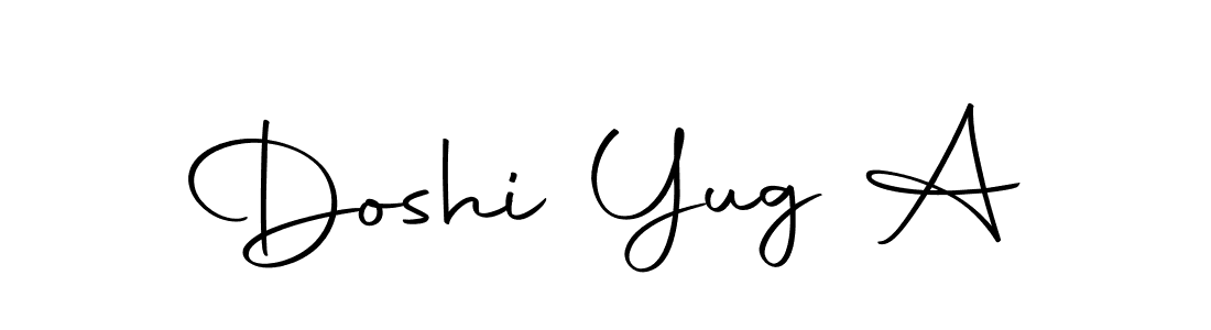 Doshi Yug A stylish signature style. Best Handwritten Sign (Autography-DOLnW) for my name. Handwritten Signature Collection Ideas for my name Doshi Yug A. Doshi Yug A signature style 10 images and pictures png