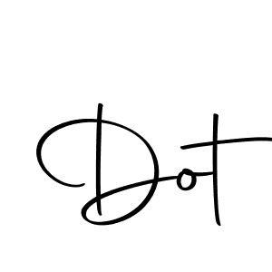 Design your own signature with our free online signature maker. With this signature software, you can create a handwritten (Autography-DOLnW) signature for name Dot. Dot signature style 10 images and pictures png