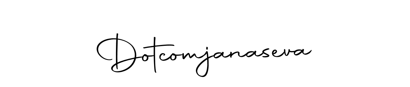 How to make Dotcomjanaseva signature? Autography-DOLnW is a professional autograph style. Create handwritten signature for Dotcomjanaseva name. Dotcomjanaseva signature style 10 images and pictures png