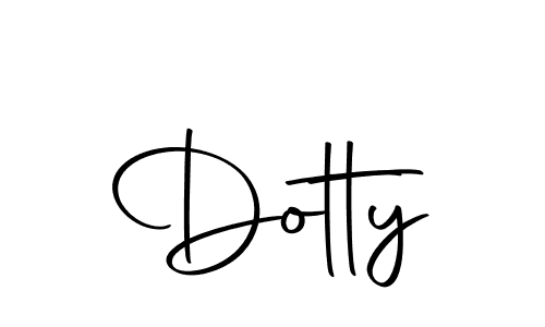 Dotty stylish signature style. Best Handwritten Sign (Autography-DOLnW) for my name. Handwritten Signature Collection Ideas for my name Dotty. Dotty signature style 10 images and pictures png