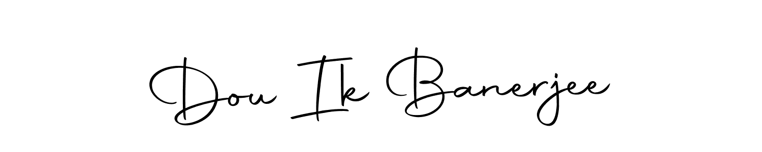 Make a beautiful signature design for name Dou Ik Banerjee. With this signature (Autography-DOLnW) style, you can create a handwritten signature for free. Dou Ik Banerjee signature style 10 images and pictures png