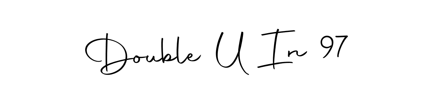 You can use this online signature creator to create a handwritten signature for the name Double U In 97. This is the best online autograph maker. Double U In 97 signature style 10 images and pictures png