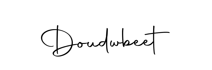 Doudwbeet stylish signature style. Best Handwritten Sign (Autography-DOLnW) for my name. Handwritten Signature Collection Ideas for my name Doudwbeet. Doudwbeet signature style 10 images and pictures png