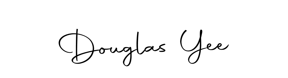 Douglas Yee stylish signature style. Best Handwritten Sign (Autography-DOLnW) for my name. Handwritten Signature Collection Ideas for my name Douglas Yee. Douglas Yee signature style 10 images and pictures png