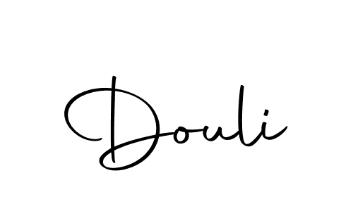 Douli stylish signature style. Best Handwritten Sign (Autography-DOLnW) for my name. Handwritten Signature Collection Ideas for my name Douli. Douli signature style 10 images and pictures png