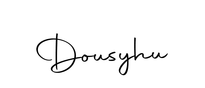 The best way (Autography-DOLnW) to make a short signature is to pick only two or three words in your name. The name Dousyhu include a total of six letters. For converting this name. Dousyhu signature style 10 images and pictures png