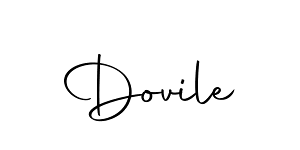 Dovile stylish signature style. Best Handwritten Sign (Autography-DOLnW) for my name. Handwritten Signature Collection Ideas for my name Dovile. Dovile signature style 10 images and pictures png